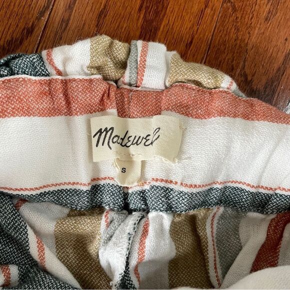 Madewell Linen Blend Wide Leg Crop Pants Size Small - Picture 5 of 7